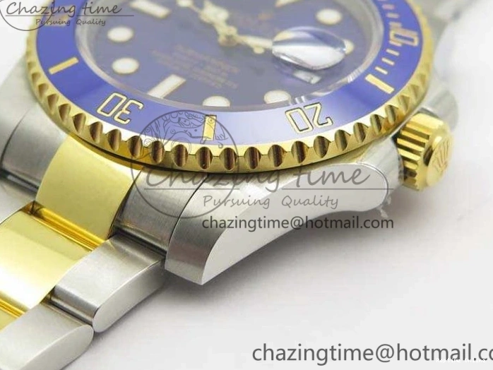 0401 Submariner 116613LB Wrapped SS YG VRF 1:1 Best Edition Blue Dial A Fashionable 3533